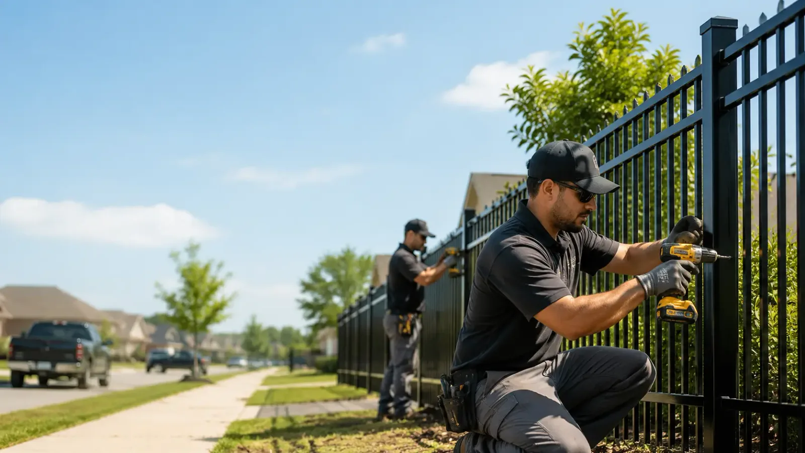 Metal Fence Installation in Hanover, IL